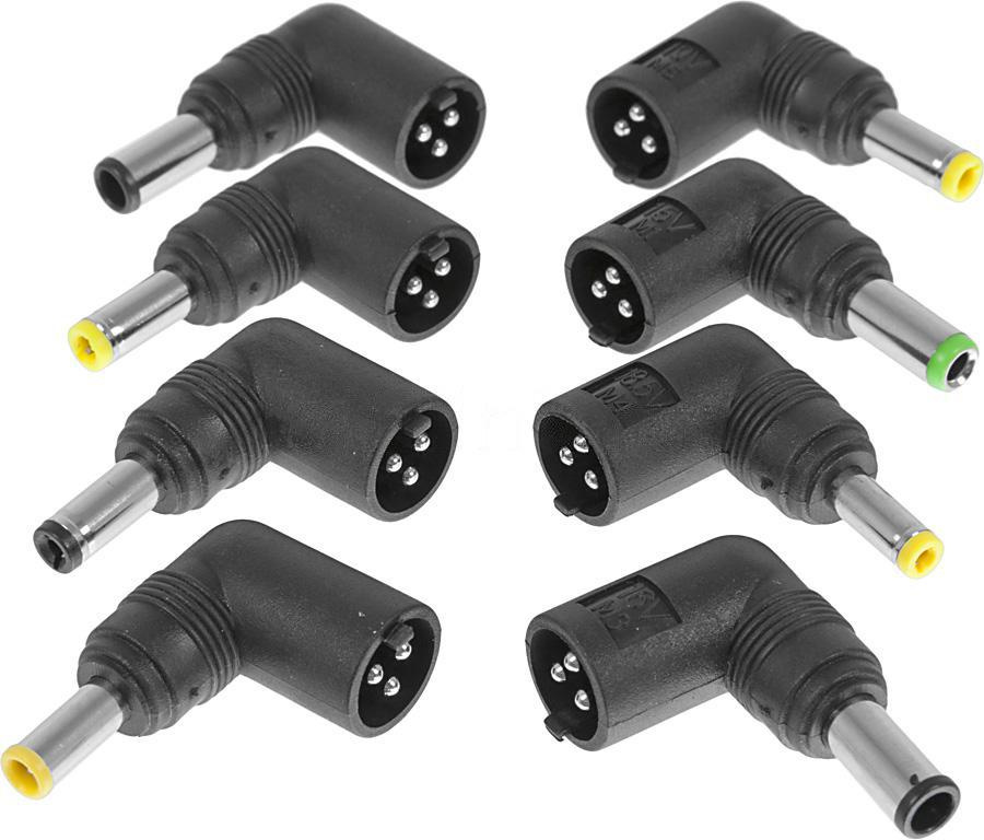 Блок питания Ippon D90U автоматический 90W 15V-19.5V 8-connectors 4.5A 1xUSB 2.1A от бытовой электросети LСD индикатор