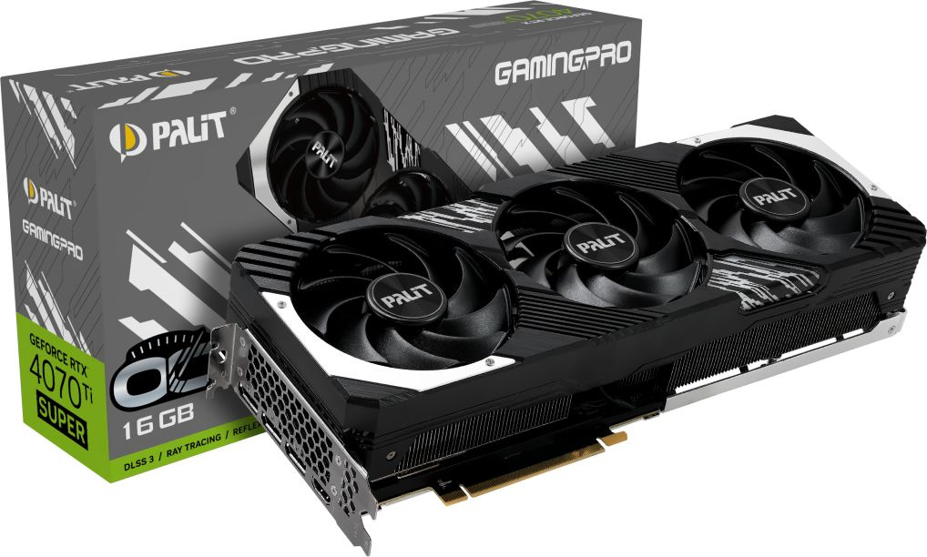 Видеокарта RTX4070Ti SUPER GAMINGPRO OC 16GB GDDR6X 256bit 3-DP HDMI