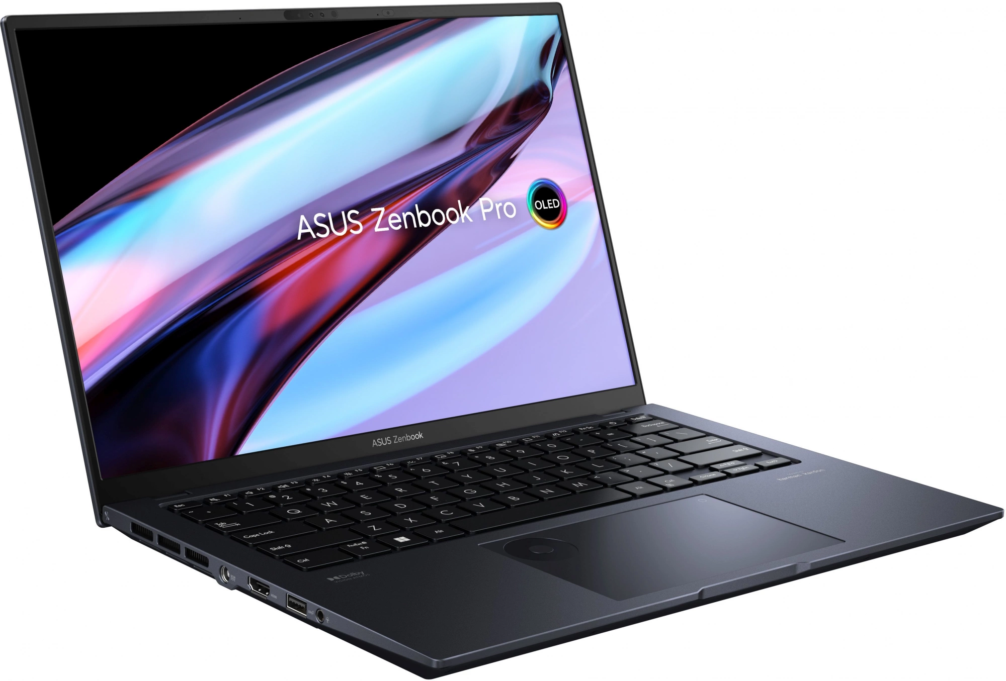 Ноутбук Asus Zenbook Pro 14 OLED UX6404VI-P1125X Core i9 13900H 32Gb SSD2Tb NVIDIA GeForce RTX4070 8Gb 14.5" OLED Touch 2.8K (2880x1800) Windows 11 Professional black WiFi BT Cam Bag (90NB0Z81-M00560)