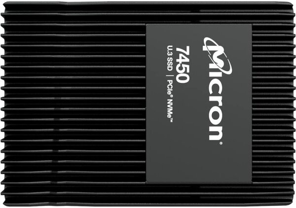 Твердотельный накопитель Micron 7450 PRO 15.36TB NVMe U.3 (15mm) PCIe NVMe Gen4 1x4 (v1.4) R6800/W5600MB/s 3D TLC MTTF 2М 1M/250K IOPS 28000TBW SSD Enterprise Solid State Drive, 1 year, OEM