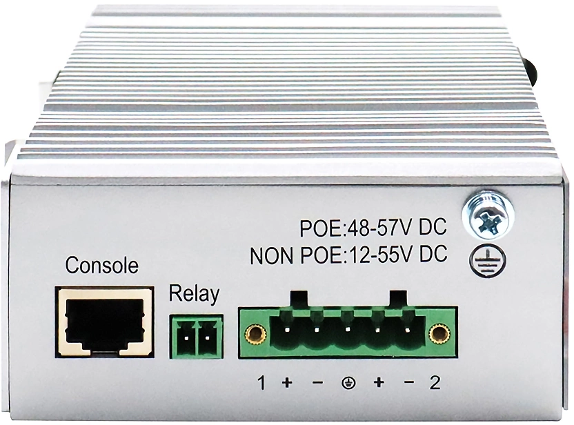 Коммутатор ORIGO Промышленный управляемый L2 коммутатор, 4x1000Base-T, 2x1000Base-X SFP, защита от статического электричества до 4 кВ, -40..75°C