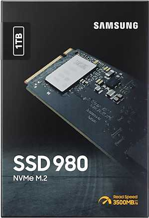 Накопитель SSD Samsung PCIe 3.0 x4 1TB MZ-V8V1T0BW 980 M.2 2280