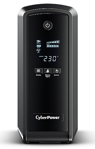 Источник бесперебойного питания Cyberpower CP900EPFCLCD Line-Interactive 900VA/540W USB/RJ11/45 (6 EURO)