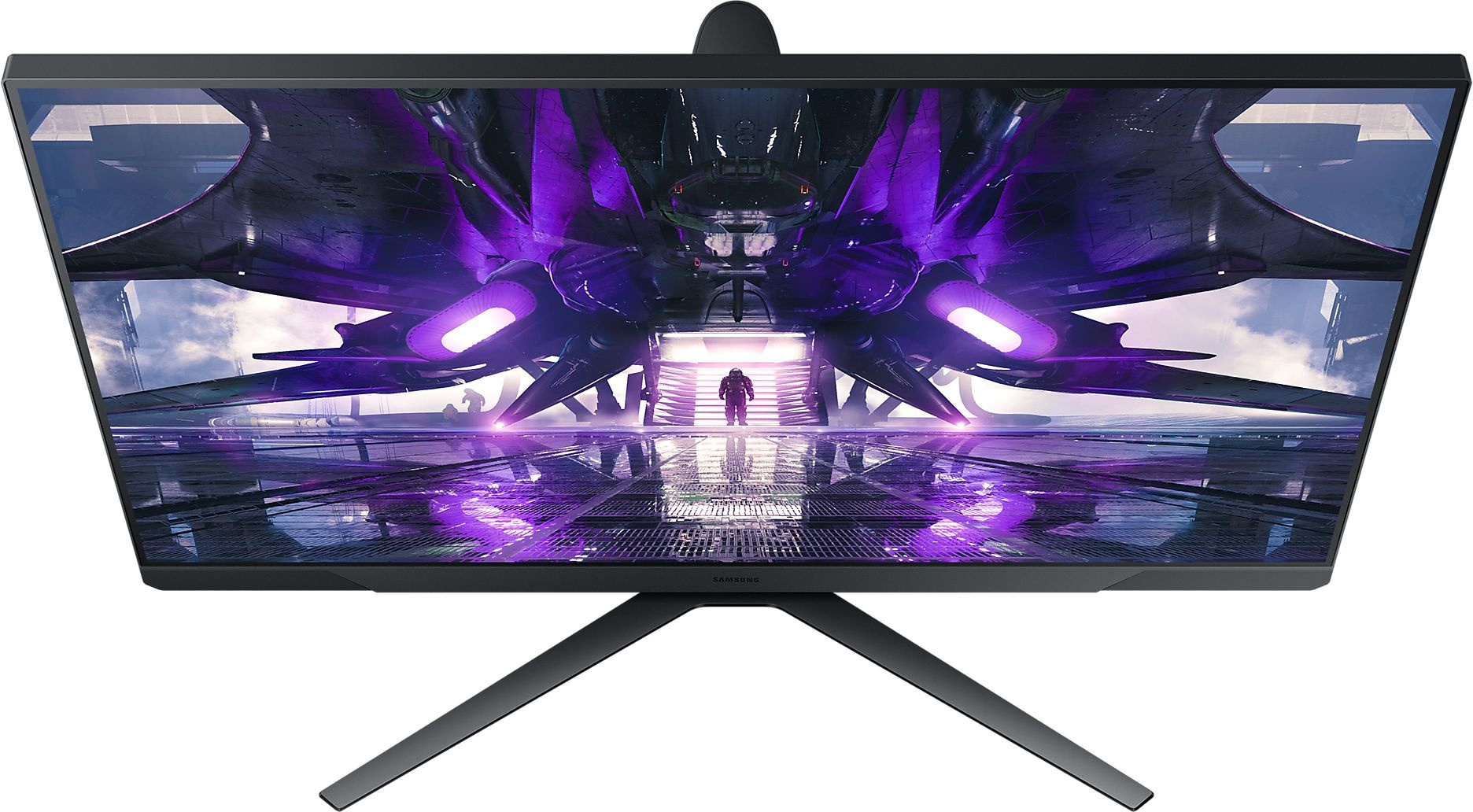 Монитор Samsung 27" Odyssey G3 S27AG320NI черный VA LED 1ms 16:9 HDMI полуматовая HAS Piv 250cd 178гр/178гр 1920x1080 165Hz FreeSync Premium DP 4.8кг