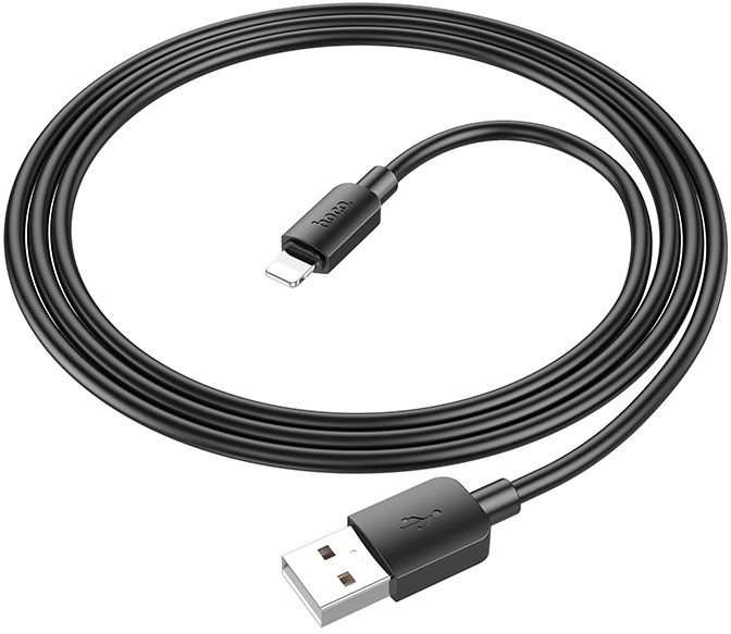 Кабель Hoco X96 Hyper iP USB (m)-Lightning (m) 1м черный коробка