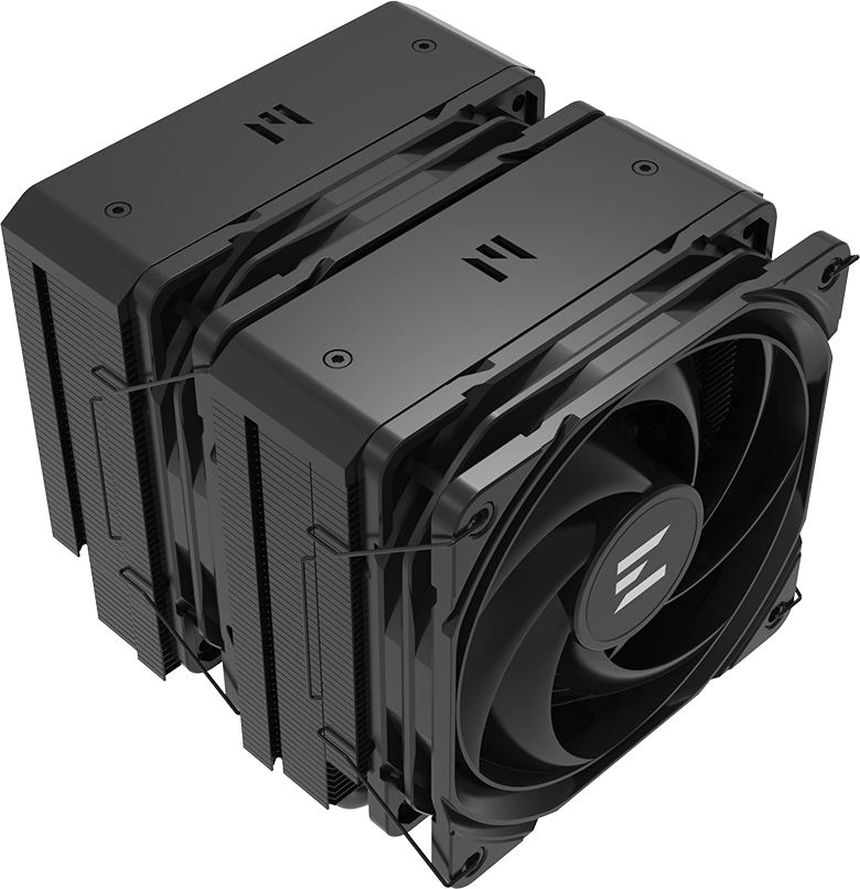 Кулер для процессора ZALMAN CNPS14X DUO BLACK, 2x120mm FANS, 6 HEAT PIPES, 4-PIN PWM, 600-2000 RPM, 29,7 DBA MAX, HYDRO BEARING, FULL SOCKET SUPPORT