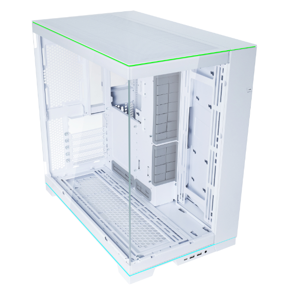 Корпус LIAN LI O11 Dynamic EVO RGB White, Medium Case: EATX/ATX/M-ATX/ITX, 2xUSB 3.0, 1xUSB 3.1 Type-C, 1xAudio, Included Fans: none