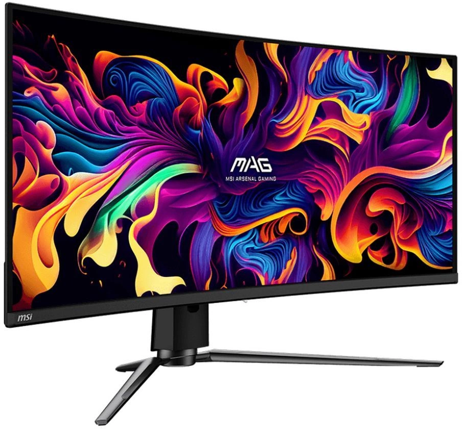 Монитор MSI 34" MAG 341CQP черный QD OLED LED 21:9 HDMI матовая HAS 250cd 178гр/178гр 3440x1440 175Hz FreeSync Premium Pro DP UW USB 9.3кг