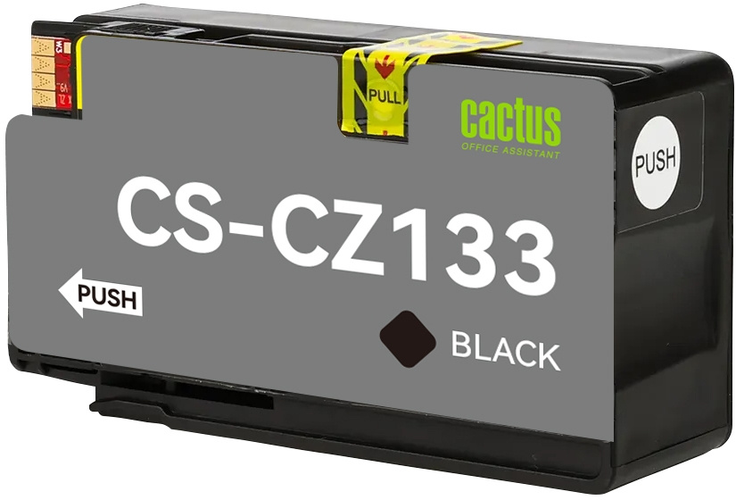 Картридж струйный Cactus CS-CZ133 №711 черный (73мл) для HP DJ T120/T520