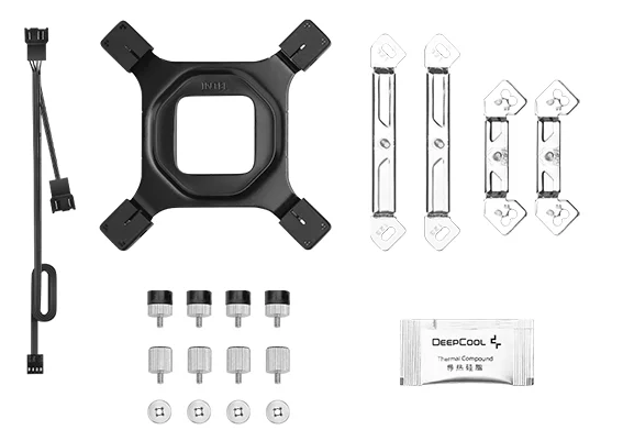 Устройство охлаждения(кулер) Deepcool AG620 Digital Wh ARGB Soc-AM5/AM4/1151/1200/2066/1700 4-pin Al+Cu 260W 1370gr LED Ret