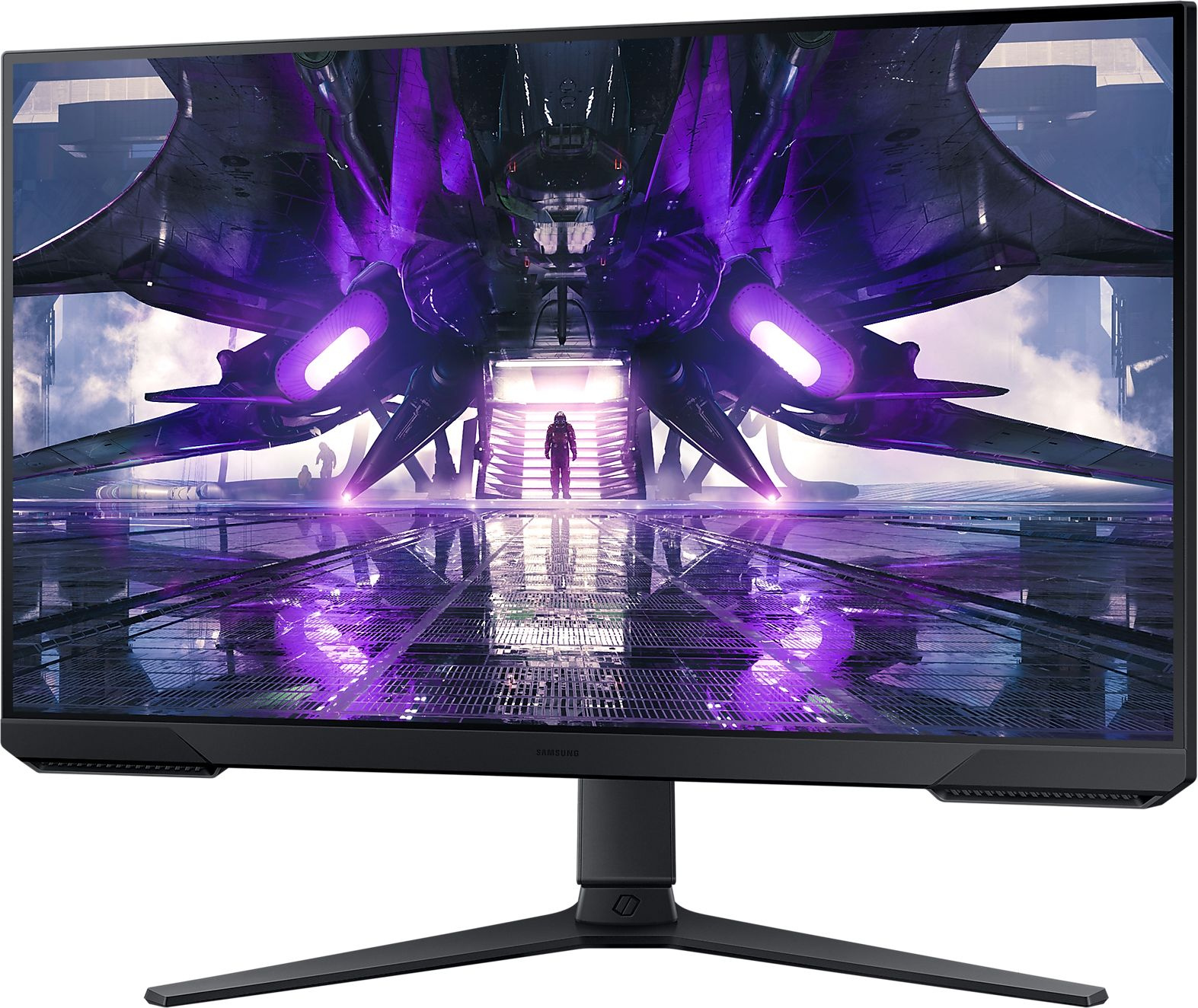 Монитор Samsung 27" Odyssey G3 S27AG320NI черный VA LED 1ms 16:9 HDMI полуматовая HAS Piv 250cd 178гр/178гр 1920x1080 165Hz FreeSync Premium DP 4.8кг