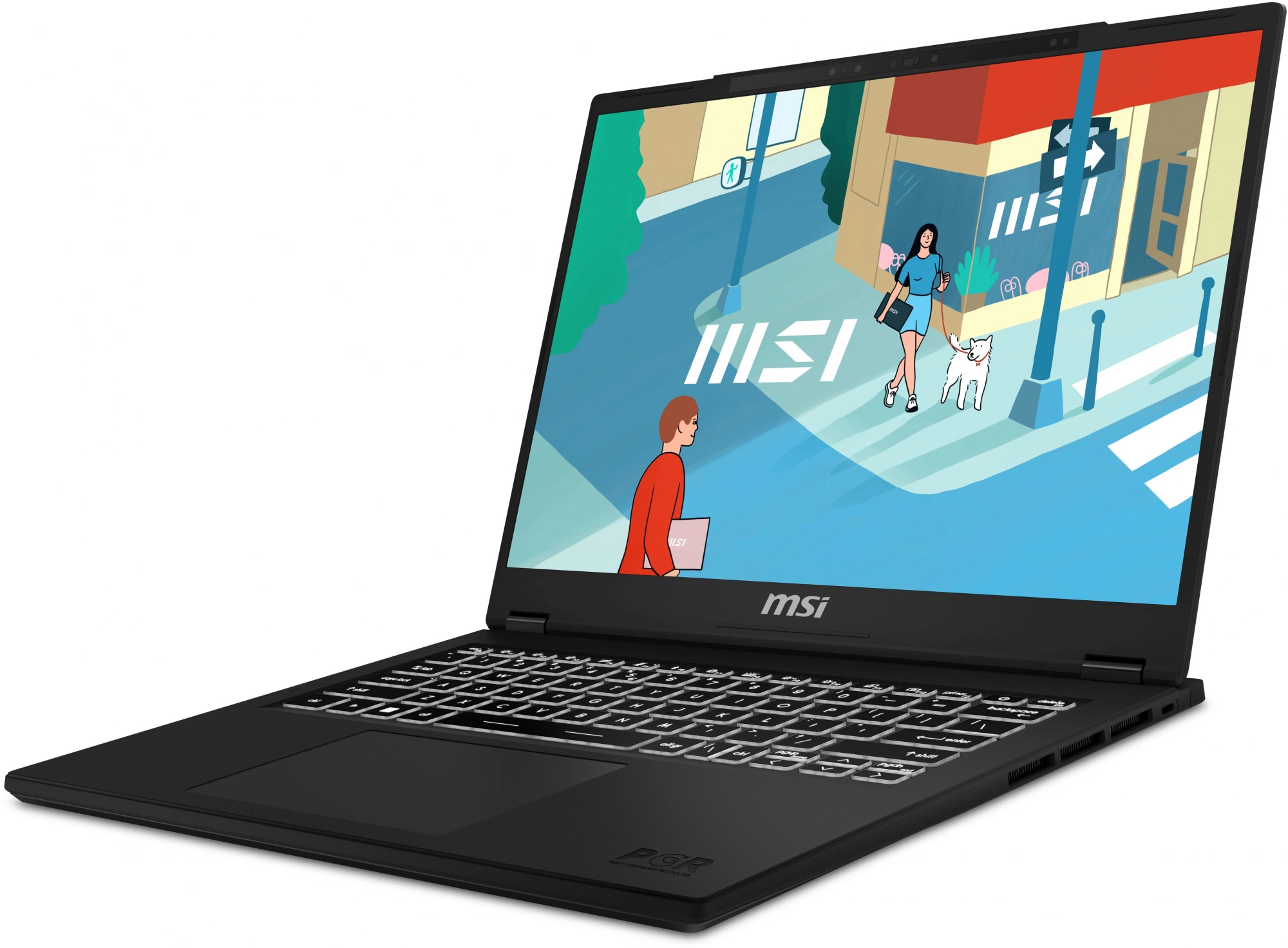 Ноутбук MSI Modern 14 H D13MG-088XRU Core i5 13420H 16Gb SSD512Gb Intel UHD Graphics 14" IPS FHD+ (1920x1200) Free DOS black WiFi BT Cam (9S7-14L112-088)