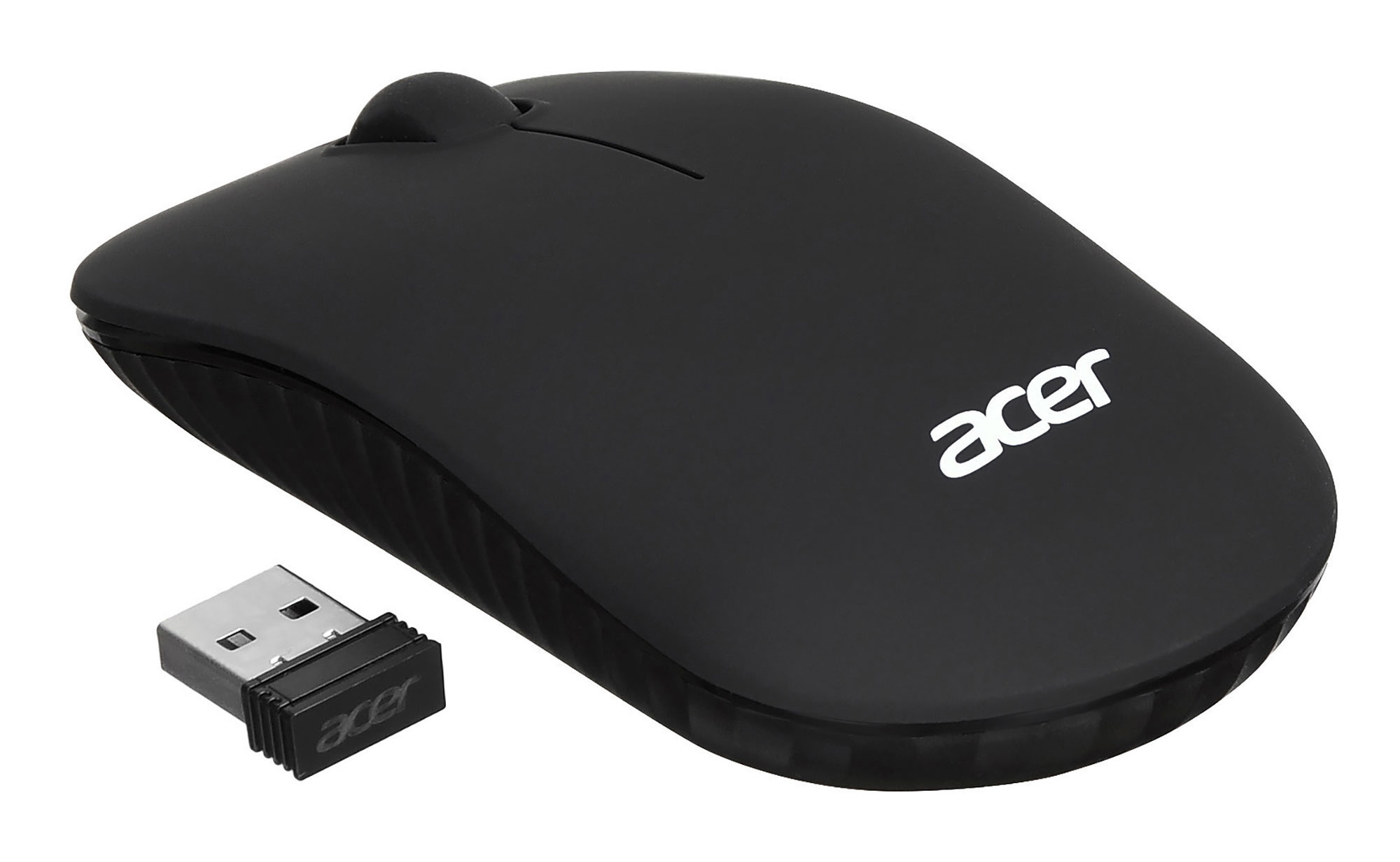 Клавиатура + мышь Acer OKR030 клав:черный мышь:черный USB беспроводная slim (ZL.KBDEE.005)