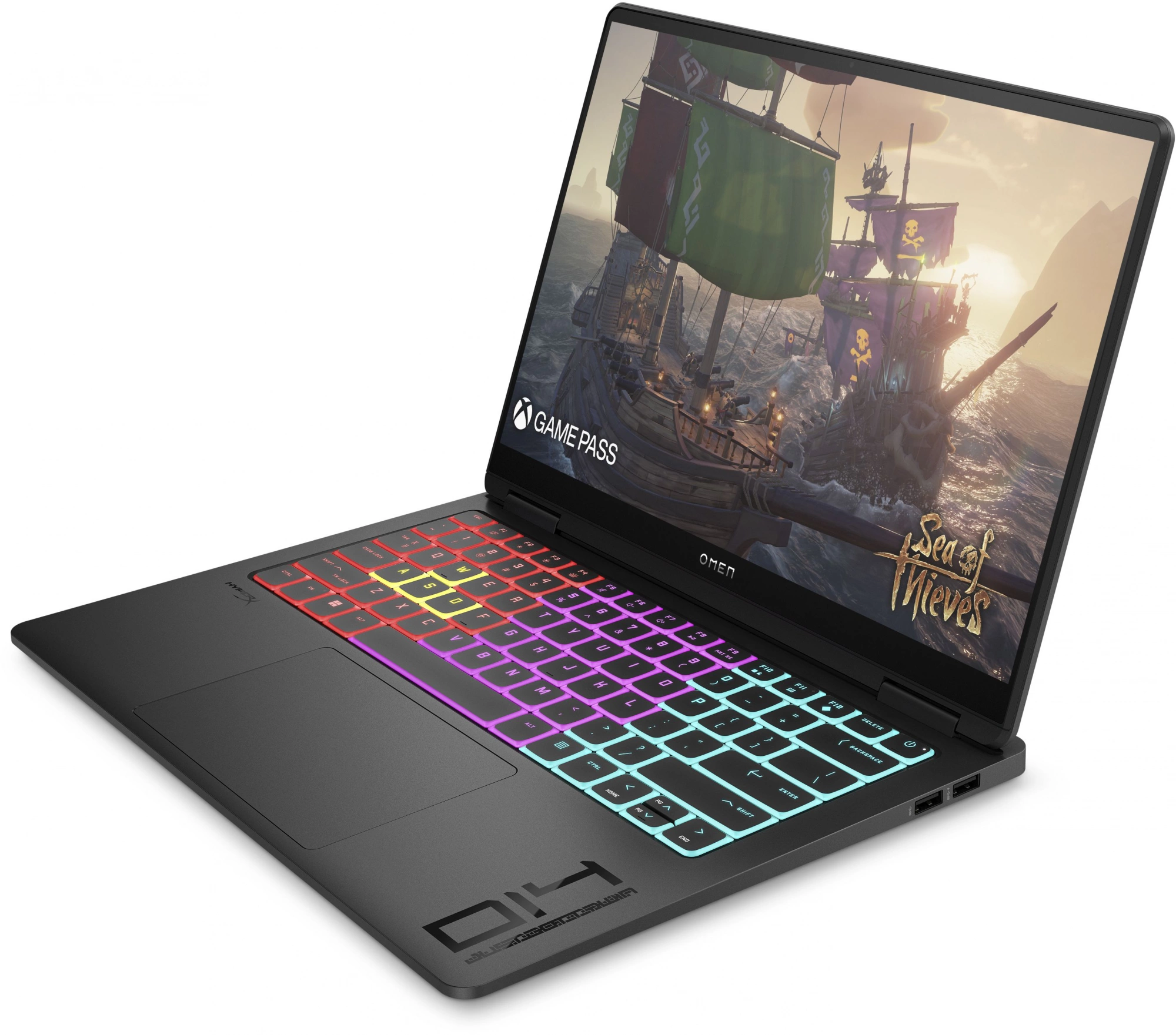 Ноутбук HP Omen 14-fb0020ci Core Ultra 7 155H 16Gb SSD512Gb NVIDIA GeForce RTX4050 6Gb 14" OLED 2.8K (2880x1800) Free DOS black WiFi BT Cam (A1AA7EA)